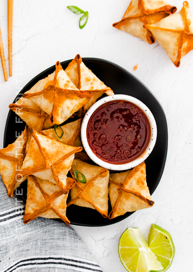 Crab Rangoon appetizer