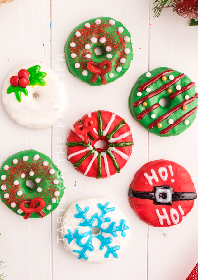 easy Christmas Wreath Cookies