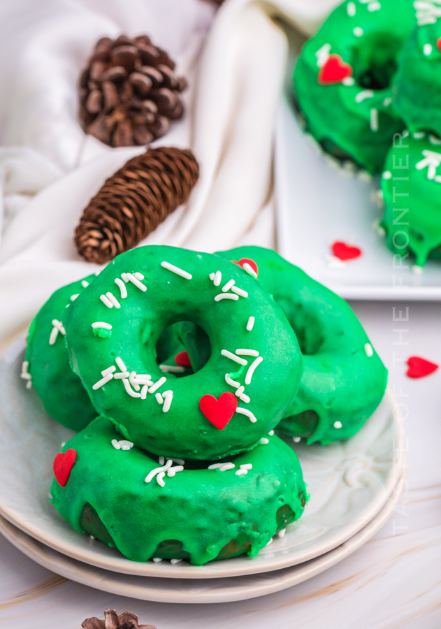 breakfast Grinch Donuts