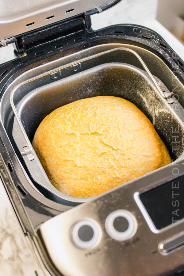 bread made in a bread maker