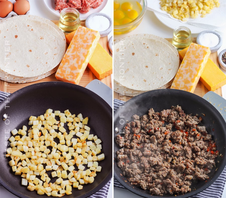 how to make Breakfast Burritos