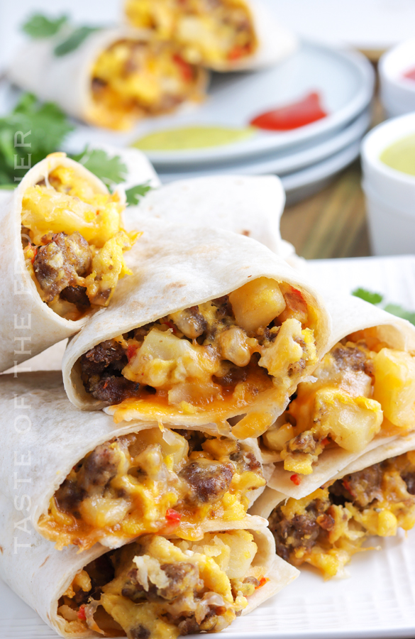 loaded Breakfast Burritos