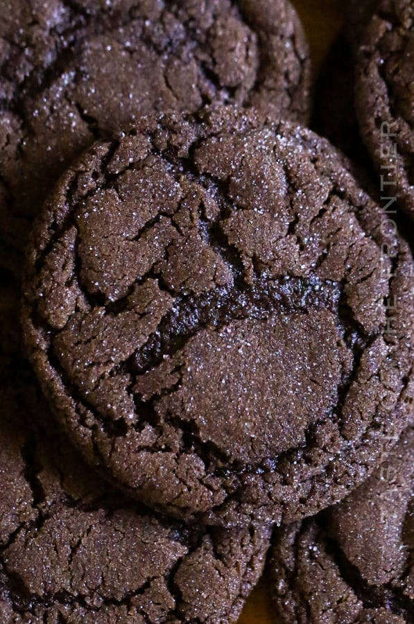 Chewy Chocolate Sugar Cookies