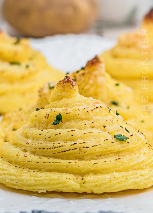 baked Duchess Potatoes