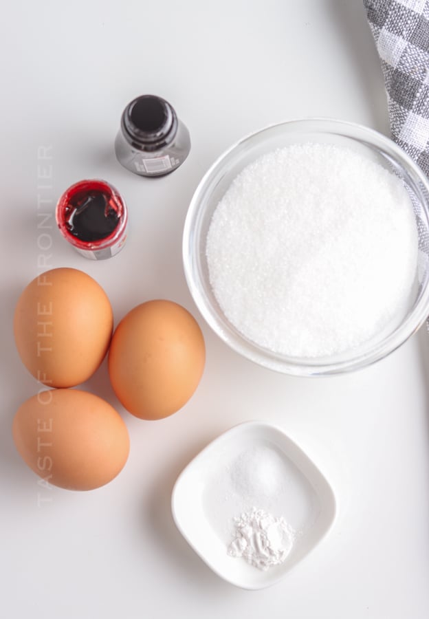 ingredients for meringues