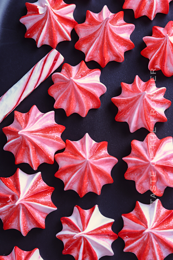 peppermint meringues