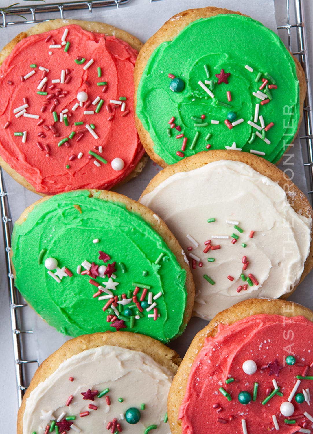 Frosted Christmas Cookies