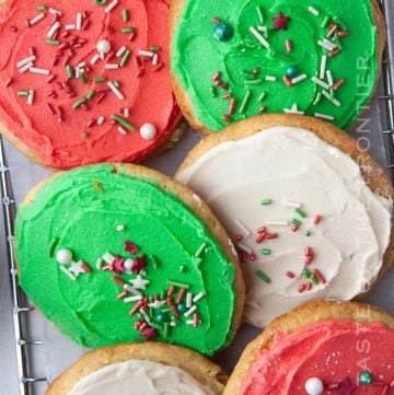 Frosted Christmas Cookies