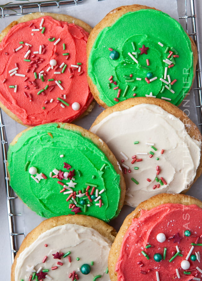 Frosted Christmas Cookies