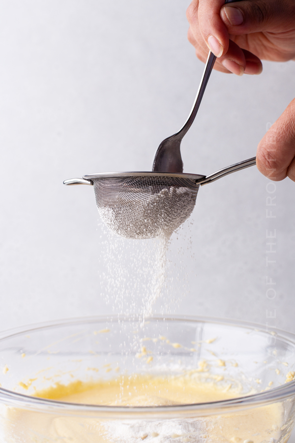 sifting for cookies