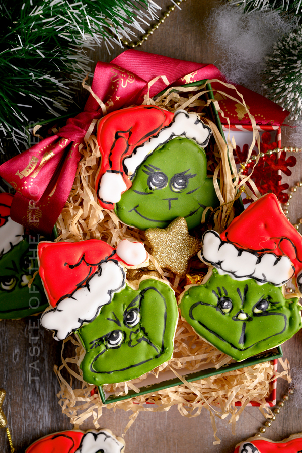 Grinch Christmas Cookies