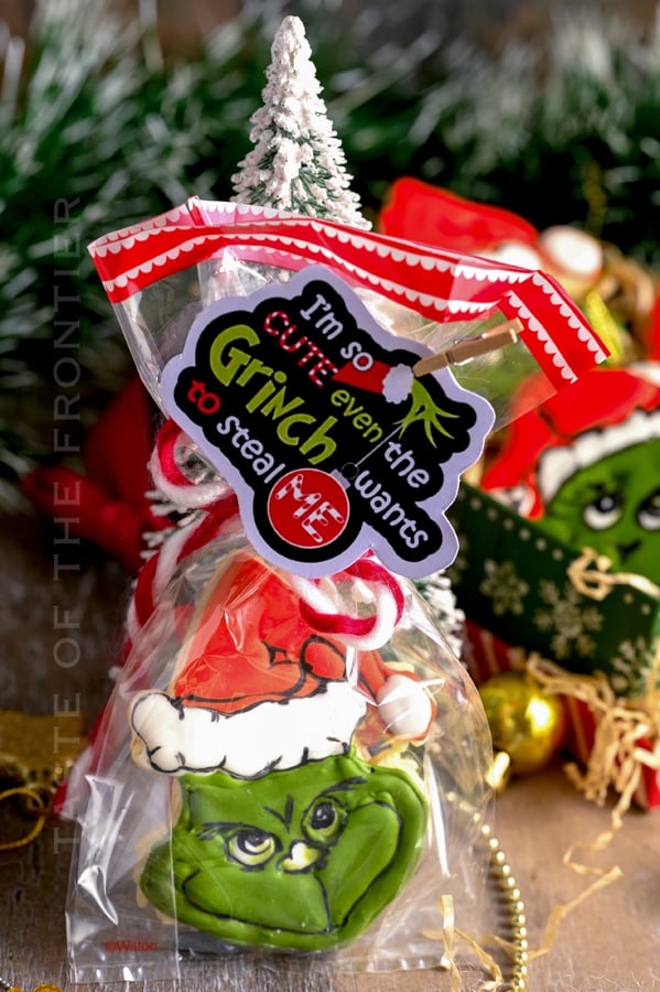 cookies as gifts - Grinch