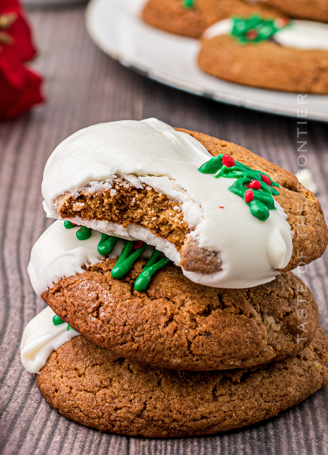 White Chocolate Ginger Cookies