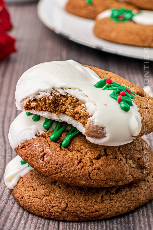 White Chocolate Ginger Cookies