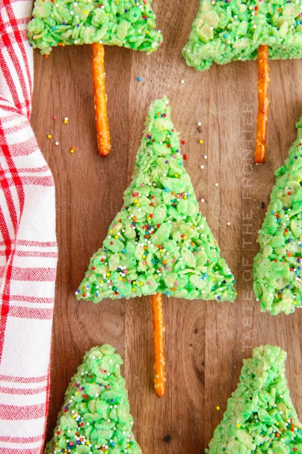 easy Christmas Rice Krispie Treats