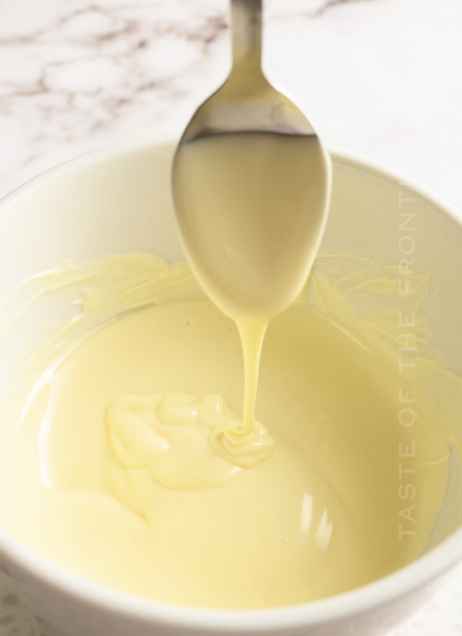 melting white chocolate for cookies