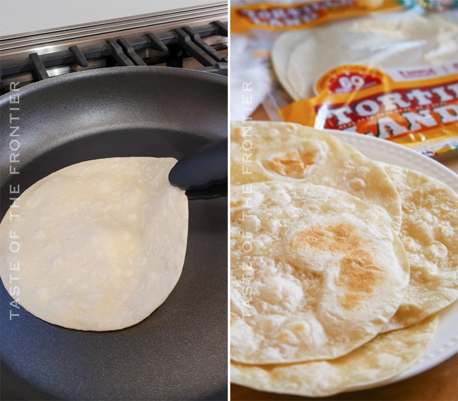 making tortillas