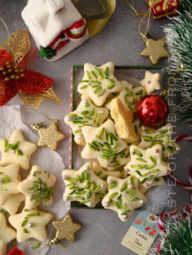 Easy Buttery Pistachio Cookies Recipe for Christmas Taste of the Frontier