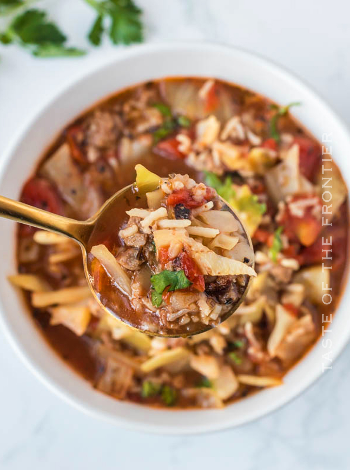hearty cabbage soup
