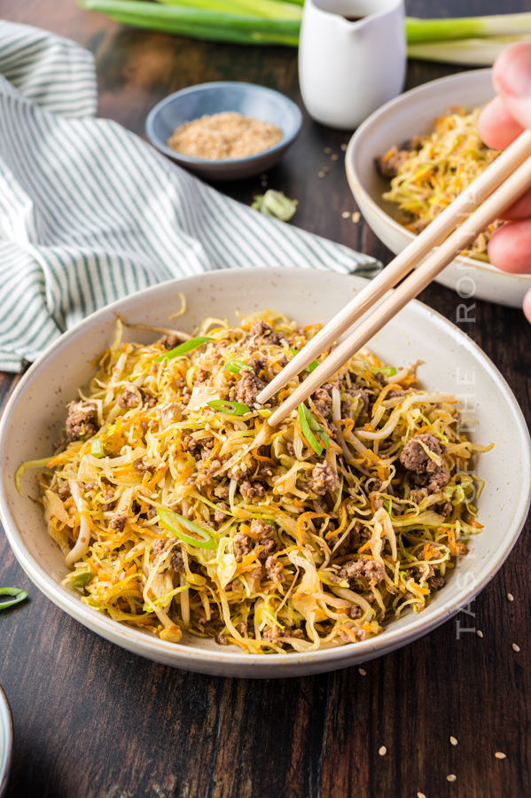 recipe for Egg Roll Bowl