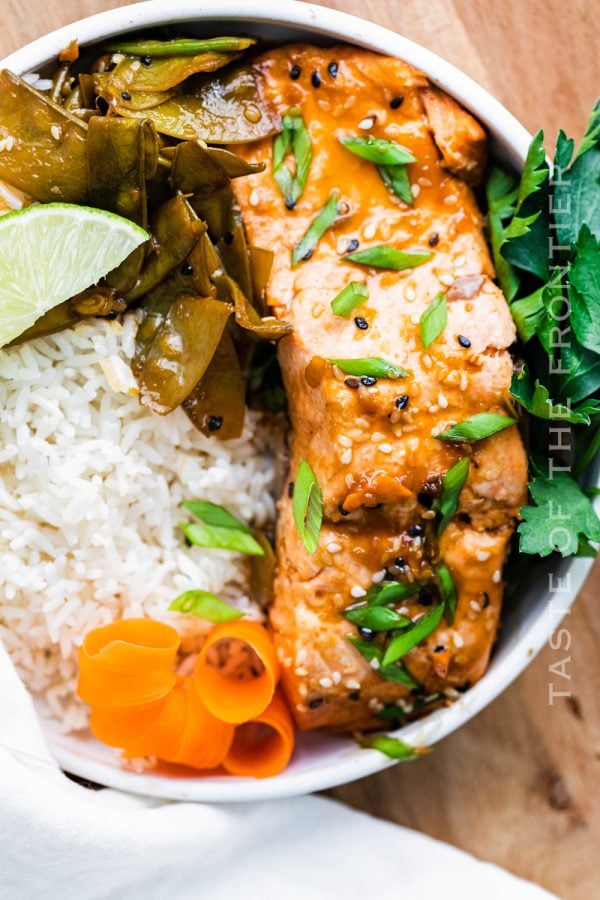 Instant Pot Sesame Salmon Bowls