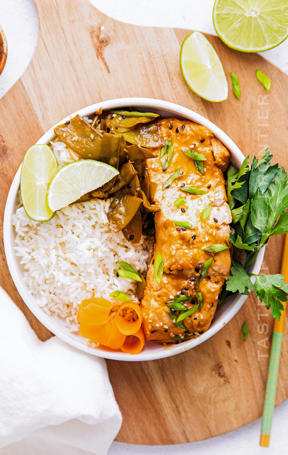 Instant Pot Salmon Bowls