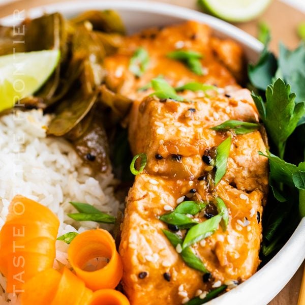 Instant Pot Sesame Salmon Bowls Taste of the Frontier