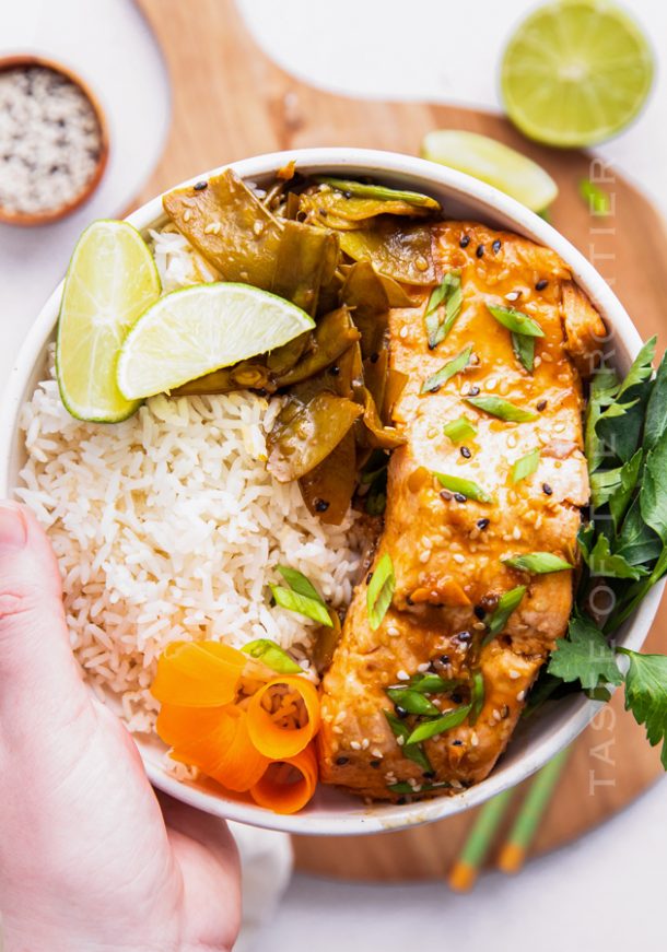 Instant Pot Sesame Salmon Bowls Taste of the Frontier