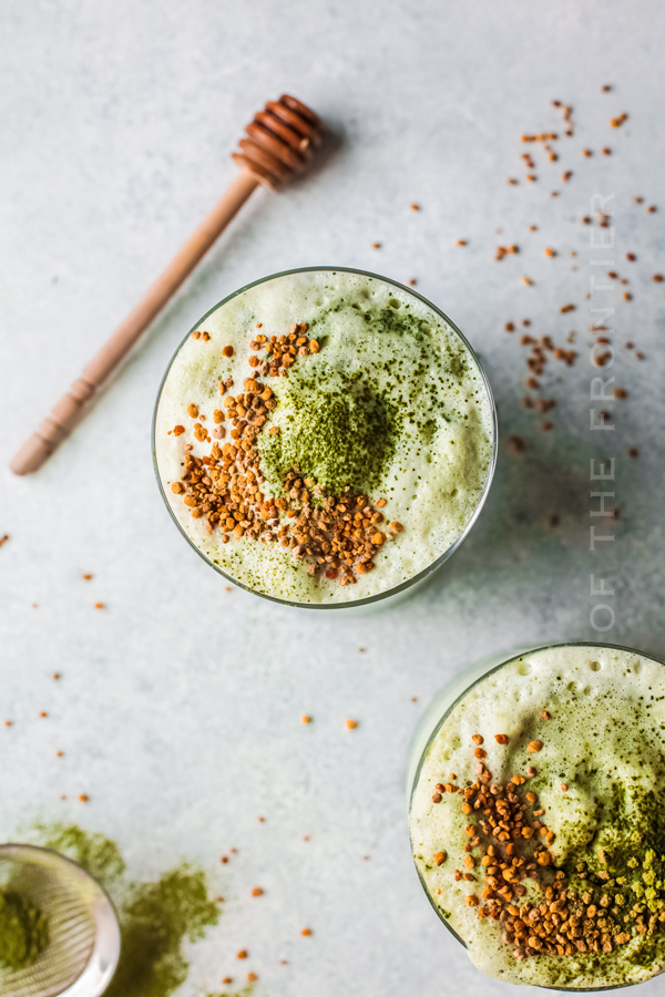 Matcha Shake with honey