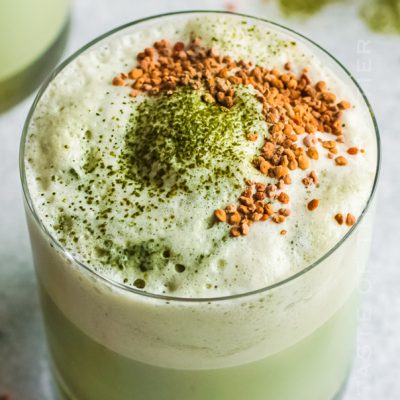 breakfast green tea shake