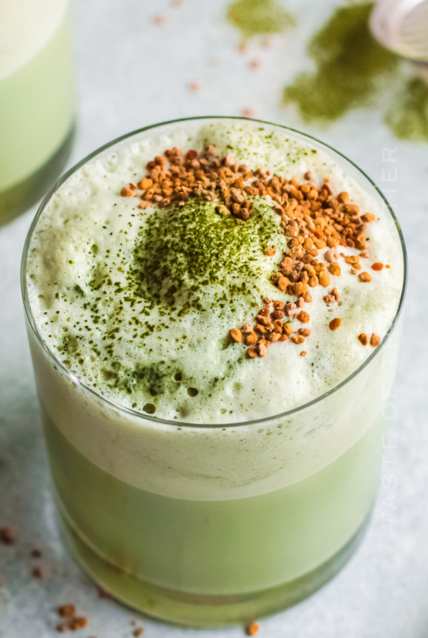 breakfast green tea shake