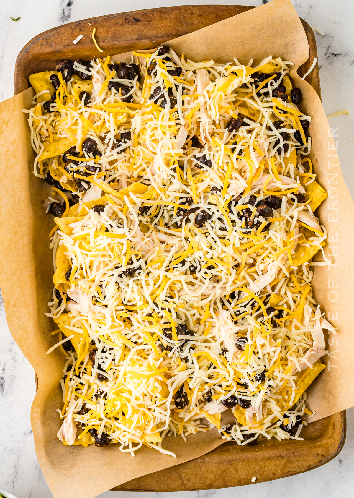 homemade chicken nachos