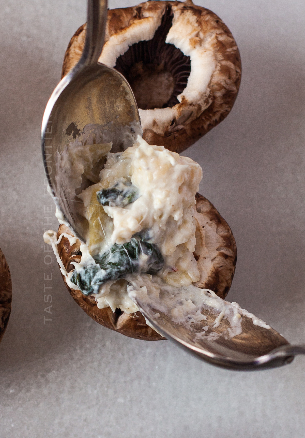 stuffing mushrooms