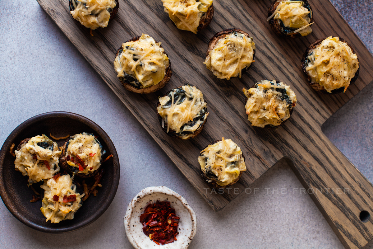 cheese filled mushrooms