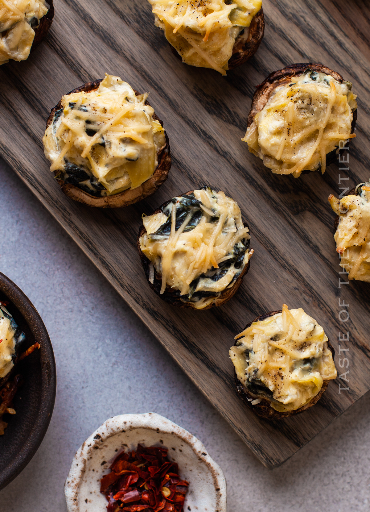 game day appetizer - Stuffed Mushrooms