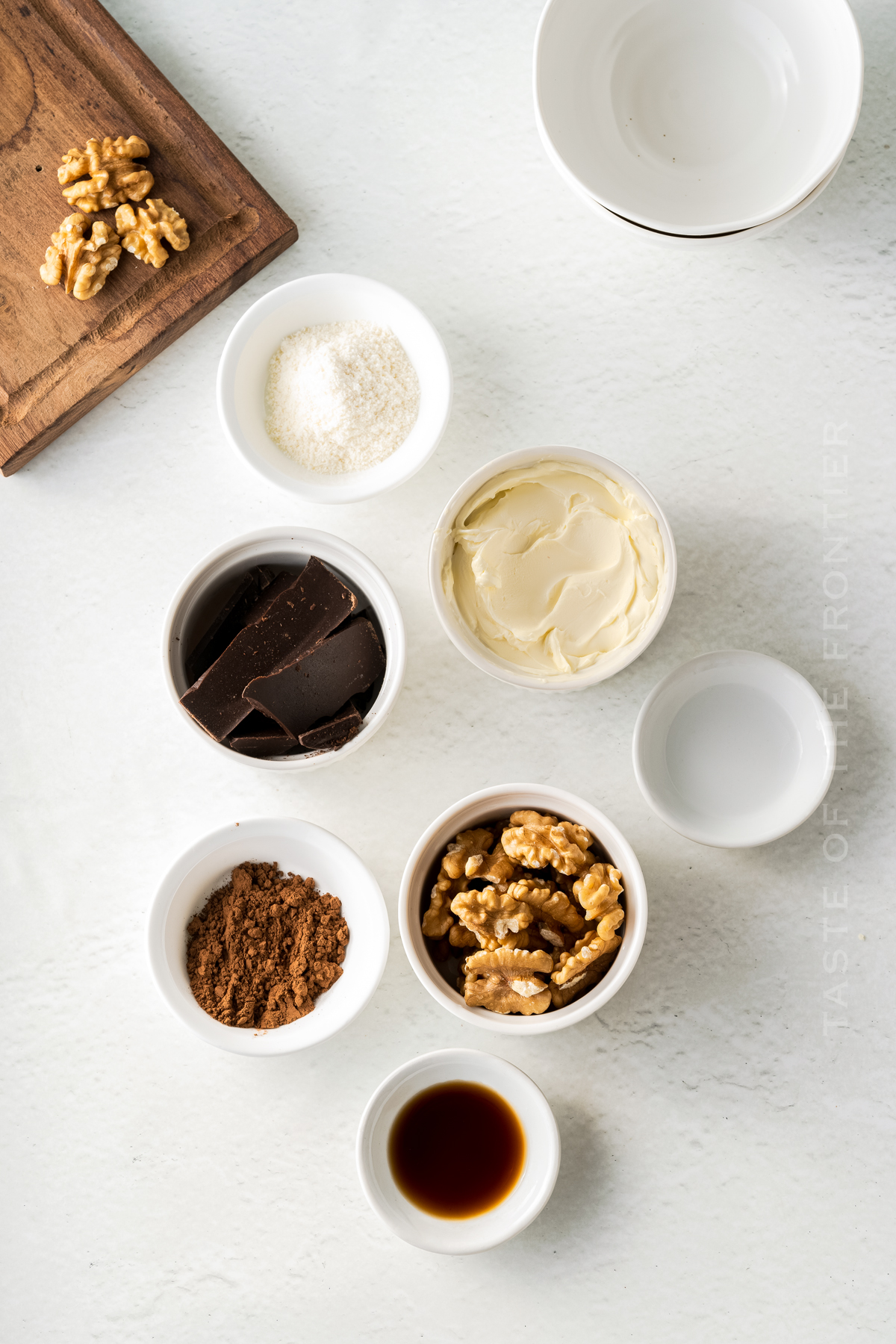 ingredients for Chocolate Truffles