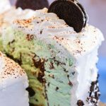 Mint Chocolate Chip Ice Cream Cake