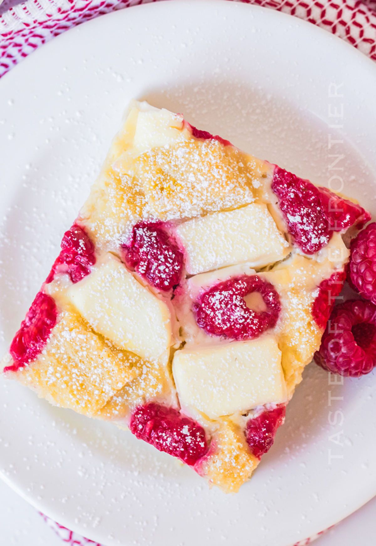 cream cheese raspberry casserole