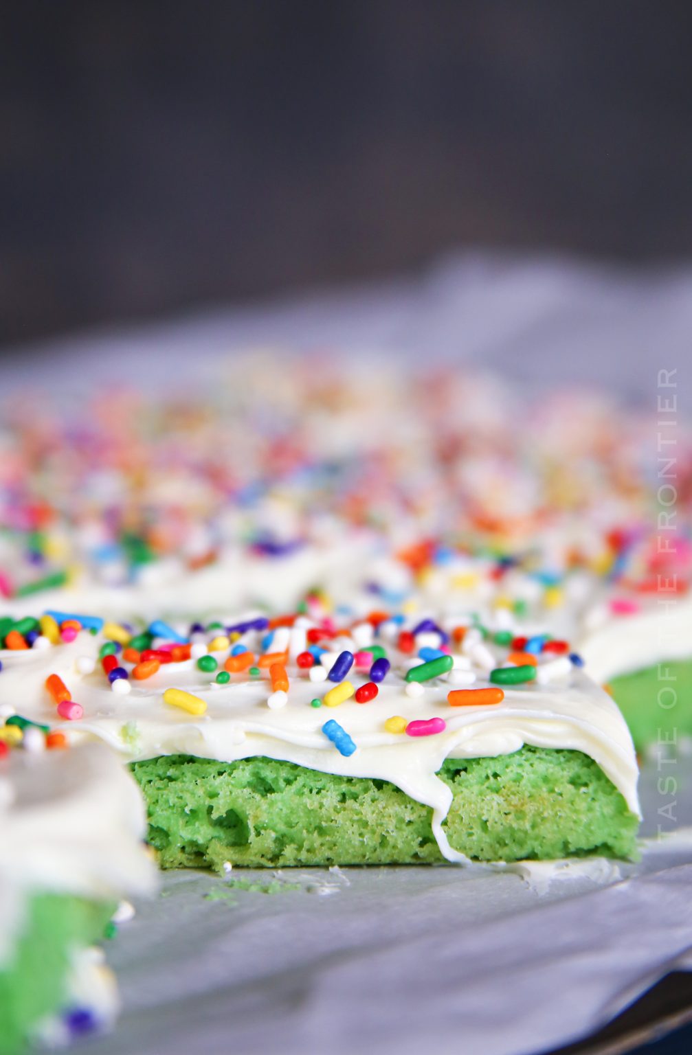 St Patricks Day Cake Mix Cookie Bars Taste of the Frontier
