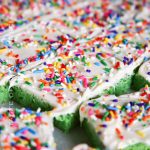 rainbow sprinkle dessert