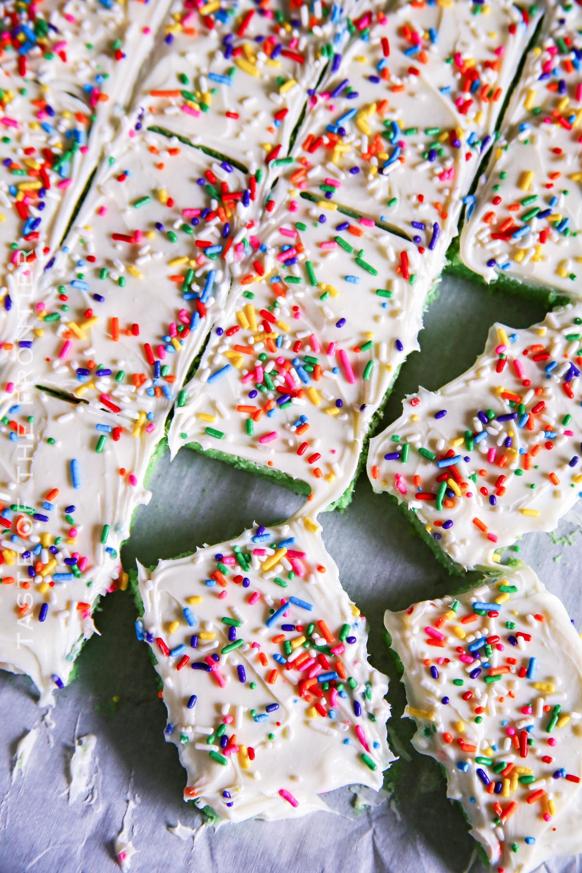 cake mix cookie bars with frosting