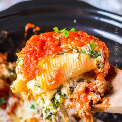 Slow Cooker Stuffed Shells