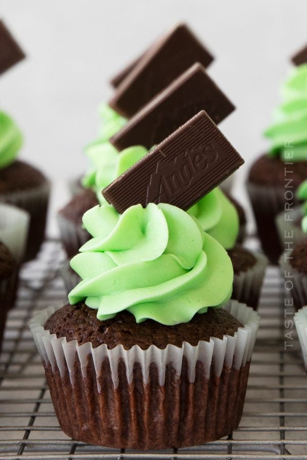 Mint Chocolate Cupcakes