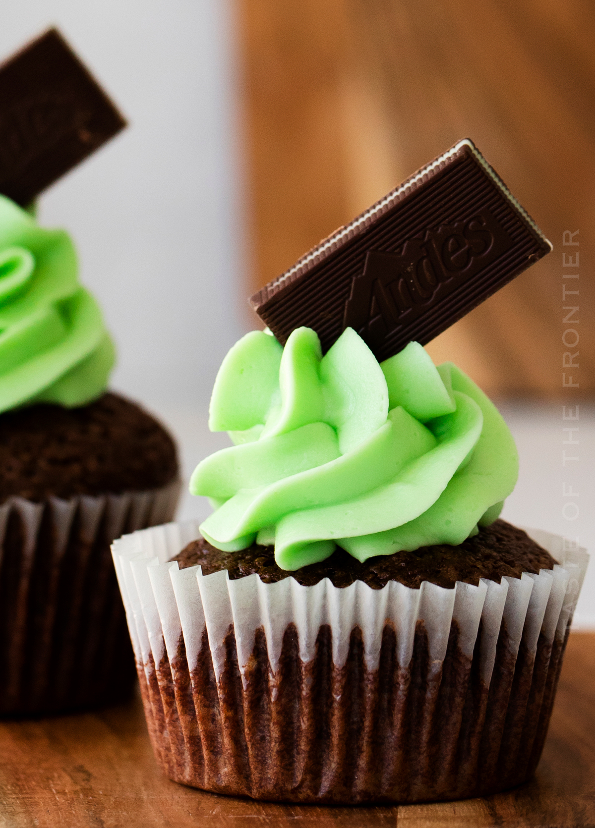 mint cupcakes