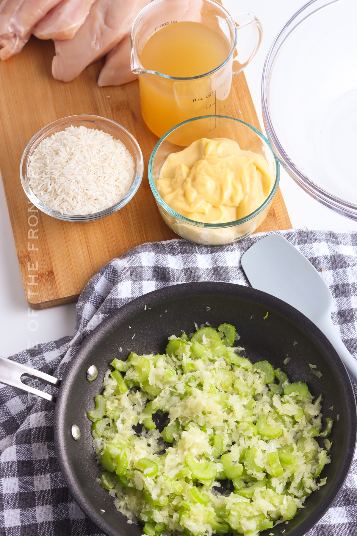 veggies and rice for casserole