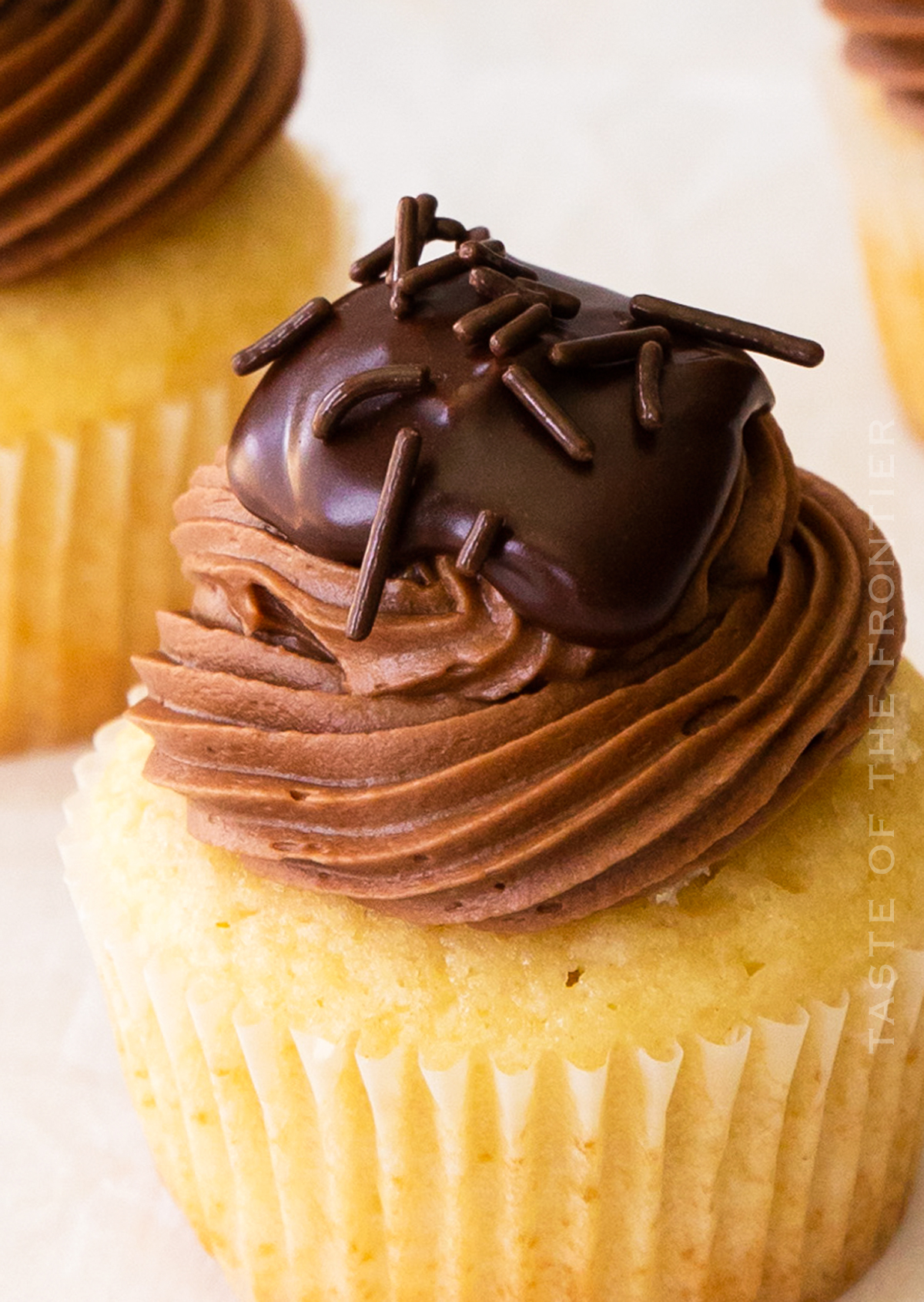 Boston Cream Pie Cupcakes