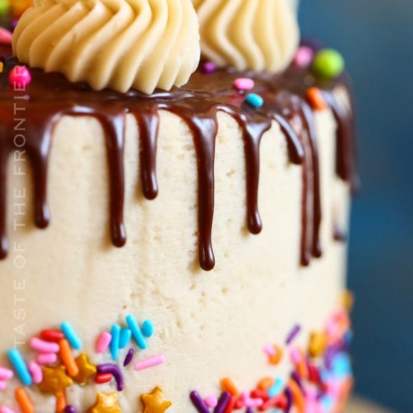 Chocolate Ganache Drip Cake Taste of the Frontier