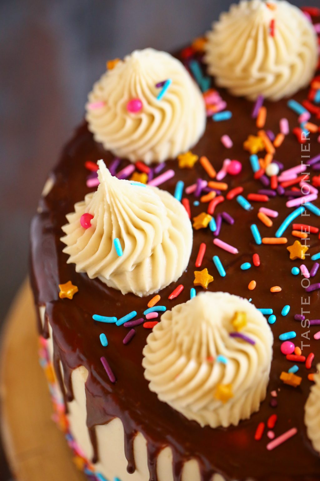 Chocolate Ganache Drip Cake Taste of the Frontier