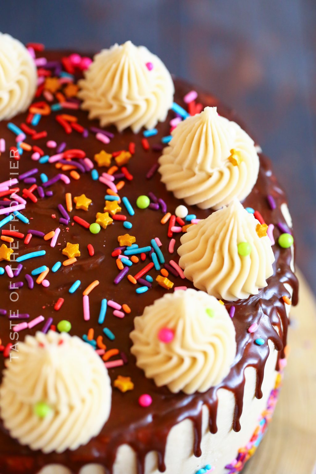 Chocolate Ganache Drip Cake Taste of the Frontier