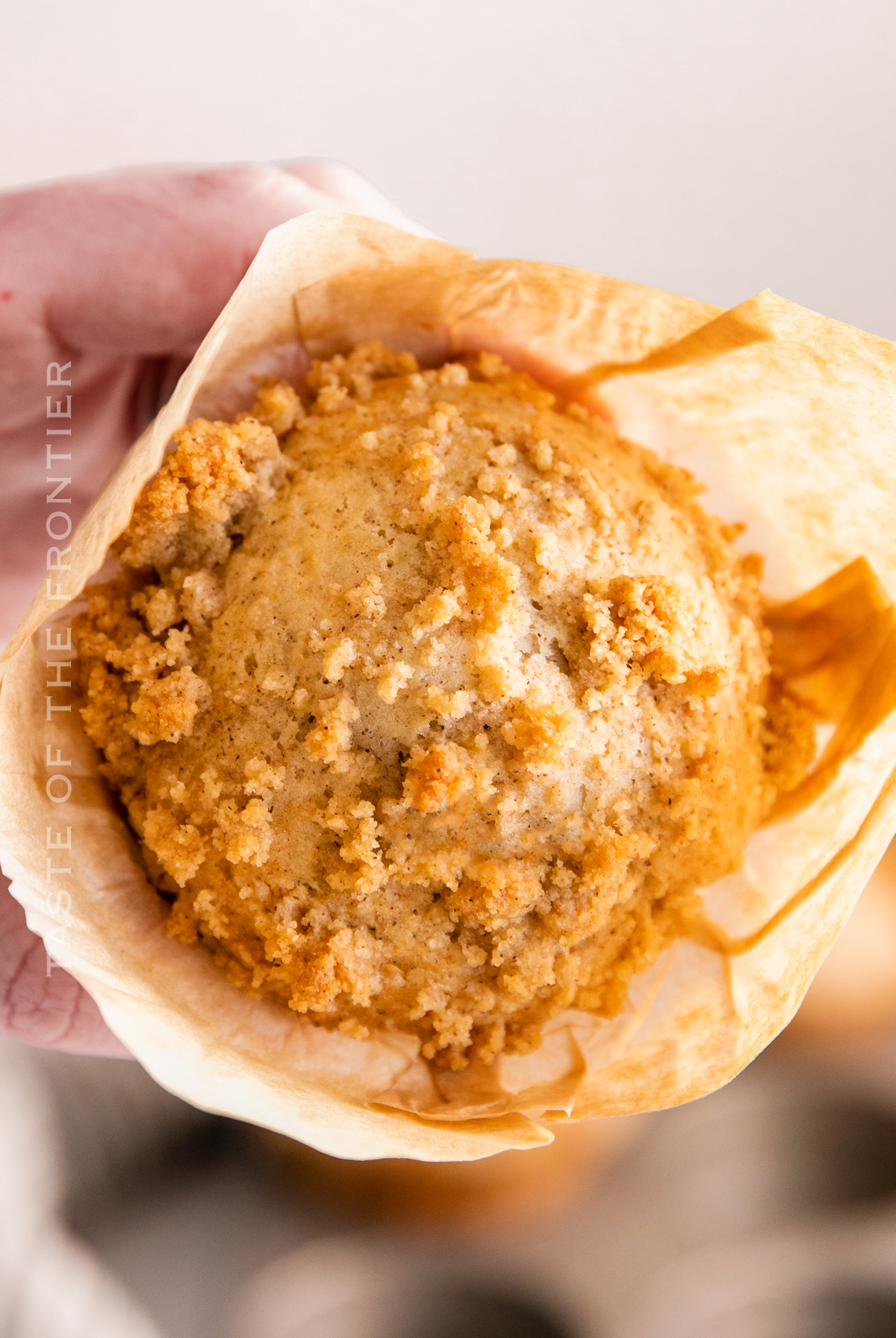 cinnamon coffee cake muffin